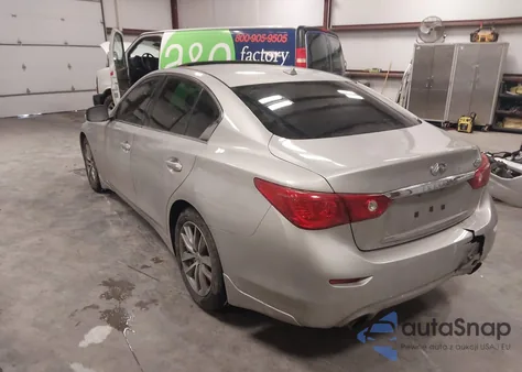 2014 Infiniti Q50 из США, поврежденный, VIN JN1BV7APXEM688977